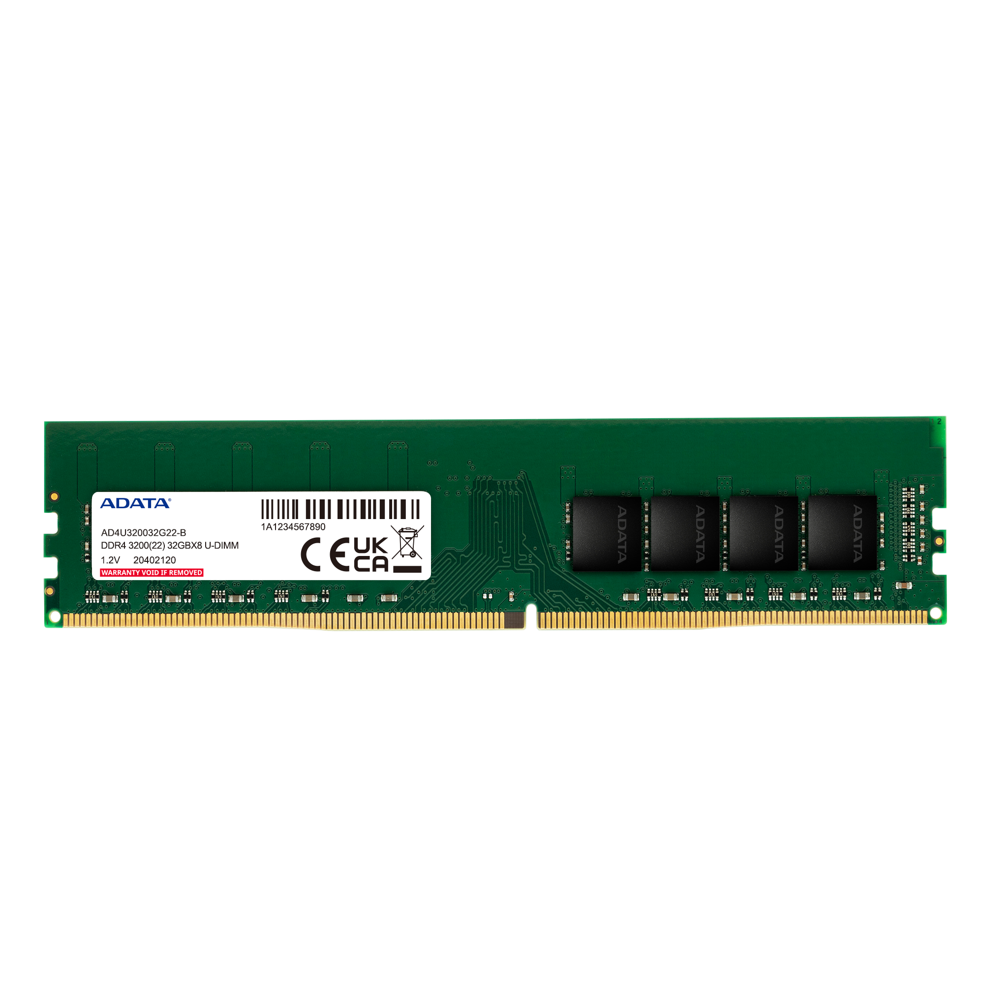 8GB ADATA U-DIMM DDR4 PC-3200 - Image 2