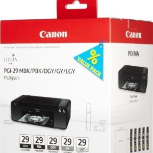 CANON PGI-29 MULTIPACK - MB/PB/DGY/GY/LG