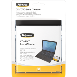 FELLOWES CLEAN, CD/DVD LENS CLEANER DISK
