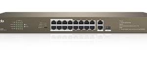 TENDA SWITCH 16 POE 10/100 250W RACK*