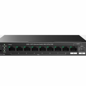TENDA SWITCH 9GE+1SFP 8PORT POE