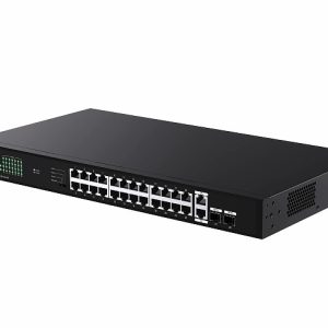 TENDA SWITCH, ETHERNET 24-PORT POE 250W