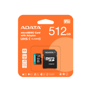 ADATA MICRO SDXC 512GB UHS-I U3 V30 CL10